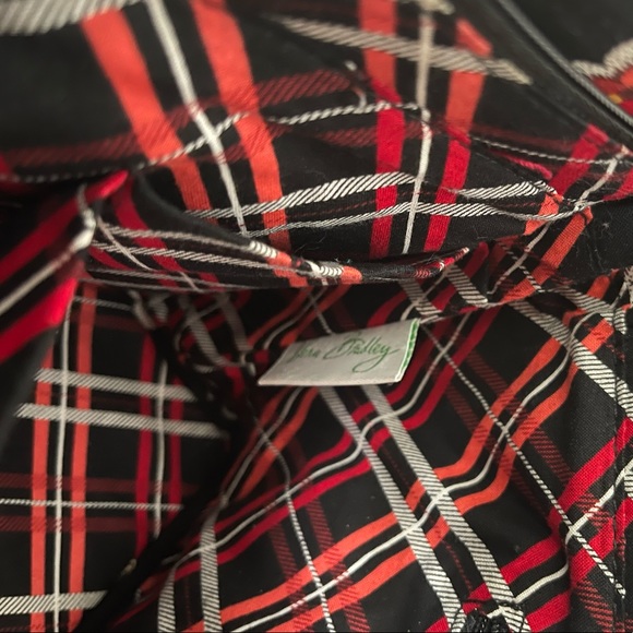 ⭐️Vera Bradley Gabby Satchel Handbag Zipper Pirouette Black - Picture 9 of 13